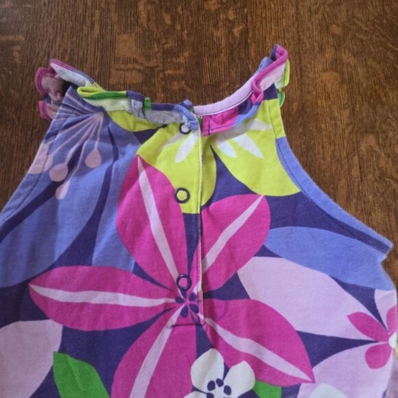 🆓Floral Ruffled Girls 18M Sleeveless Sun Dress - Picture 5 of 7